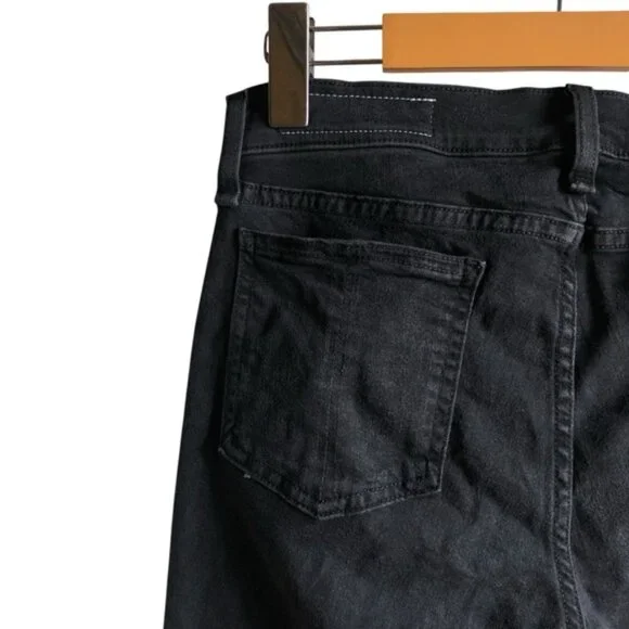 Rag & Bone Black Skinny Pants with Holes Distressed Denim Leggings 29 - Picture 9 of 14